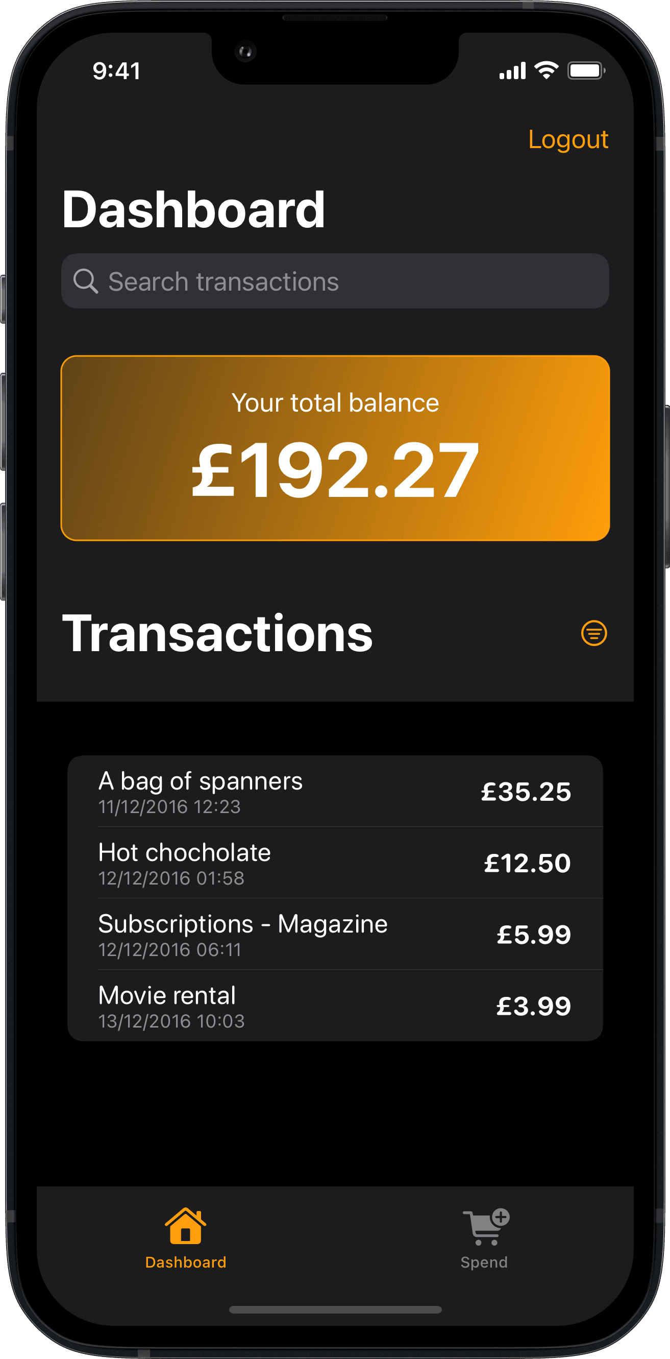 TCA Finance App icon